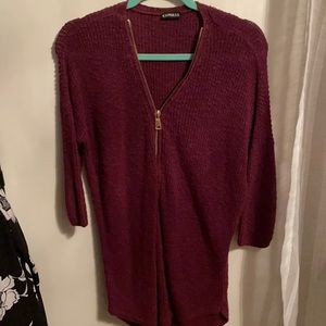 Maroon express sweater